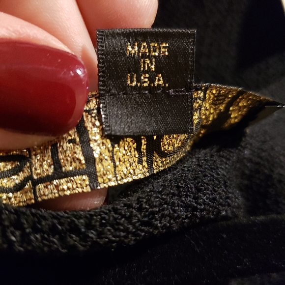 St John Basics Black Santana Knit Sleeveless Sheath Dress Size 10 - Picture 12 of 12